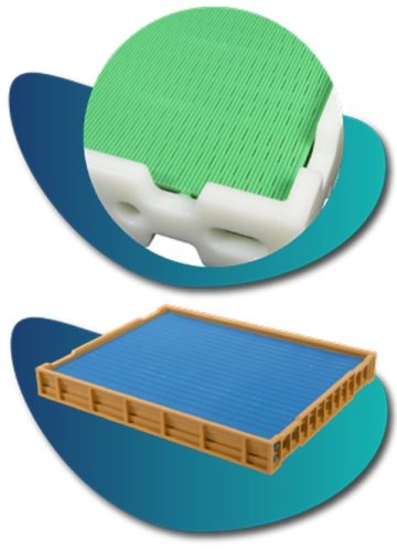 Draining trays double sided (plastic )